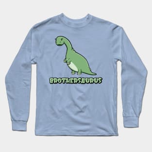 Brothersaurus Cute Dinosaur Kids Long Sleeve T-Shirt